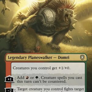 Bloomburrow Commander - 98 - Domri, Anarch of Bolas - Rare - RG - Non-foil (Front)