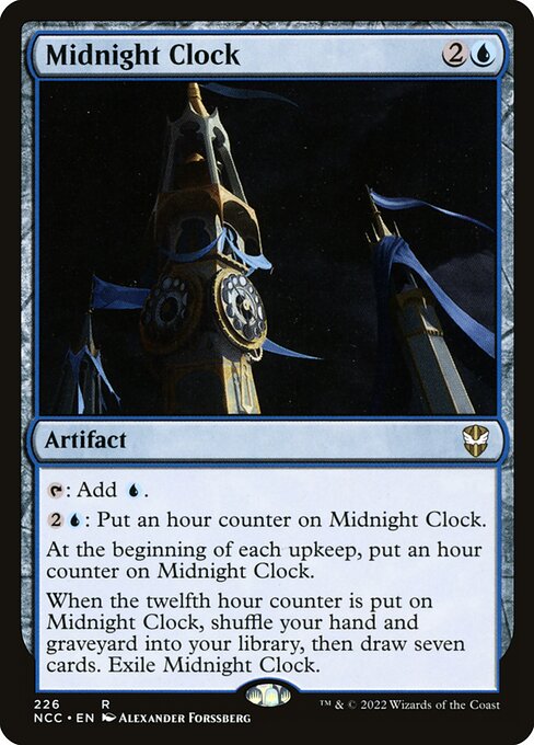 New Capenna Commander - 226 - Midnight Clock - Rare - U - Non-foil (Front)