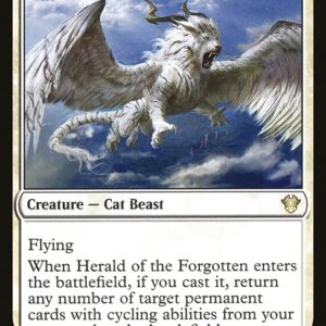 Commander 2020 - 27 - Herald of the Forgotten - Rare - W - Non-foil (Front)
