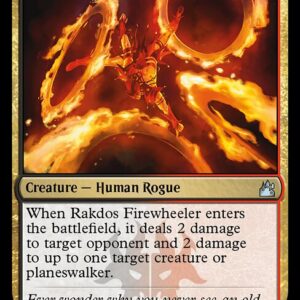 Ravnica Remastered - 213 - Rakdos Firewheeler - Uncommon - BR - Foil (Front)