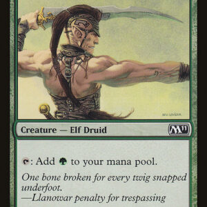 Magic 2011 - 184 - Llanowar Elves - Common - G - Non-foil (Front)