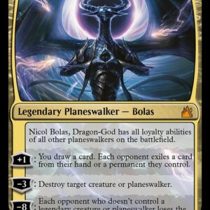 Ravnica Remastered - 205 - Nicol Bolas, Dragon-God - Mythic - Multi - Non-foil (Front)