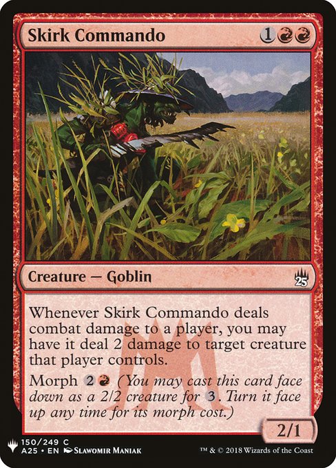 The List - A25-150 - Skirk Commando - Common - R - Non-foil (Front)