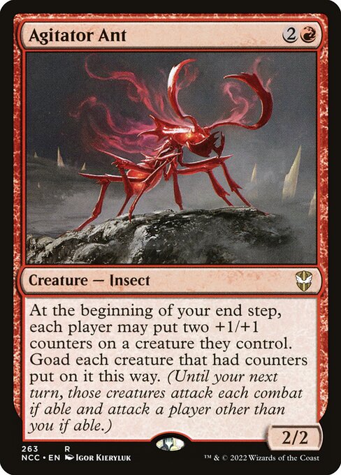 New Capenna Commander - 263 - Agitator Ant - Rare - R - Non-foil (Front)