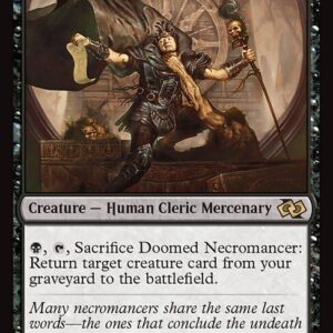Foundations Jumpstart - 426 - Doomed Necromancer - Rare - B - Non-foil (Front)