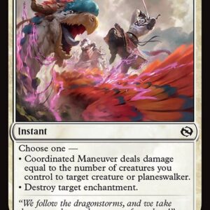 Tarkir: Dragonstorm - 6 - Coordinated Maneuver - Common - W - Non-foil (Front)