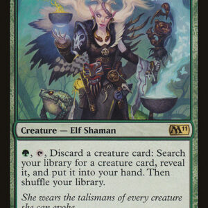 Magic 2011 - 172 - Fauna Shaman - Rare - G - Non-foil (Front)