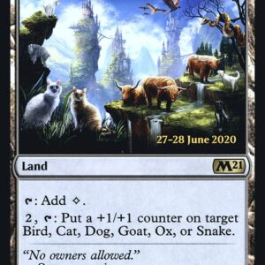 Core Set 2021 Promos - 242s - Animal Sanctuary - Rare - C - Foil - Datestamped Promo (Front)