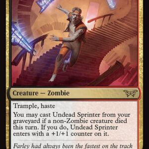 Duskmourn: House of Horror - 237 - Undead Sprinter - Rare - BR - Non-foil (Front)