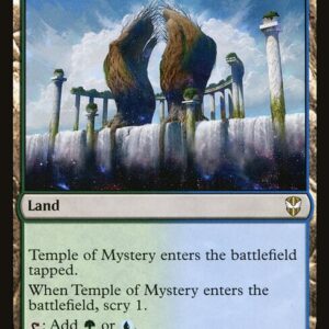 New Capenna Commander - 434 - Temple of Mystery - Rare - C - Non-foil (Front)