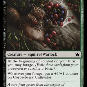 Bloomburrow - 210 - Corpseberry Cultivator - Common - BG - Foil (Front)