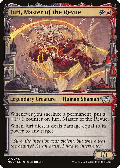 Multiverse Legends - 46 - Juri, Master of the Revue - Uncommon - BR - Foil (Front)