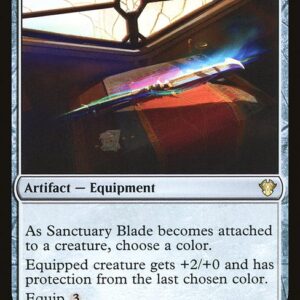 Commander 2020 - 69 - Sanctuary Blade - Rare - C - Non-foil (Front)