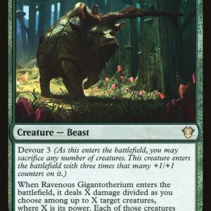 Commander 2020 - 63 - Ravenous Gigantotherium - Rare - G - Non-foil (Front)