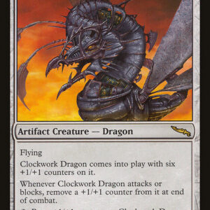 Mirrodin - 155 - Clockwork Dragon - Rare - C - Non-foil (Front)