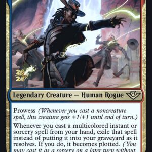 Outlaws of Thunder Junction Promos - 217s - Lilah, Undefeated Slickshot - Rare - UR - Foil - Datestamped Promo (Front)