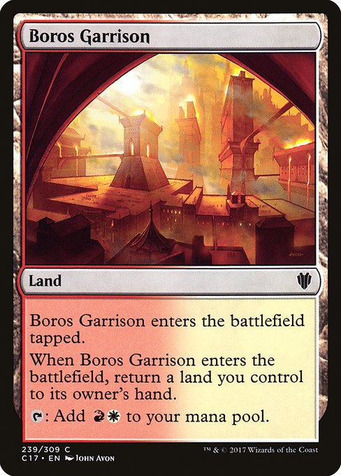 Commander 2017 - 239 - Boros Garrison - Common - C - Non-foil (Front)