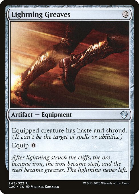 Commander 2020 - 245 - Lightning Greaves - Uncommon - C - Non-foil (Front)