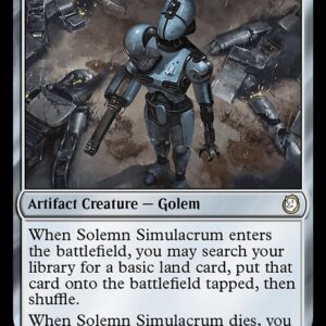 Fallout - 240 - Solemn Simulacrum - Rare - C - Non-foil (Front)