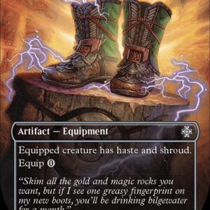 The Lost Caverns of Ixalan Commander - 114 - Lightning Greaves - Uncommon - C - Non-foil - Promo (Front)