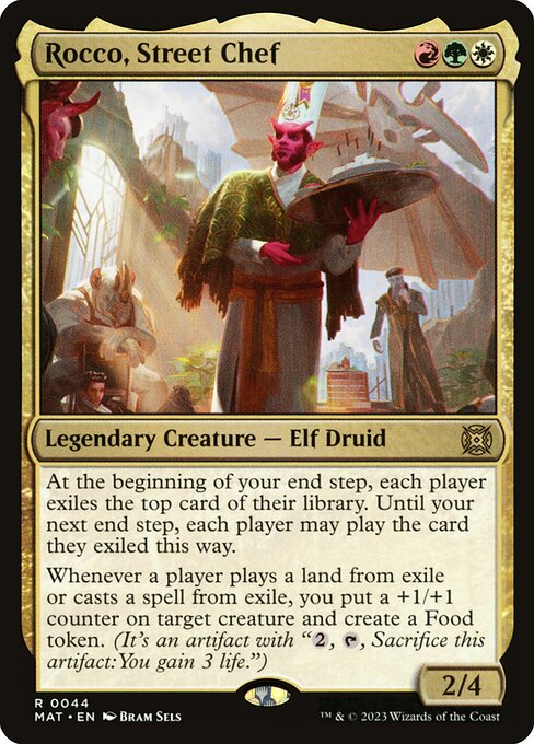 March of the Machine: The Aftermath - 44 - Rocco, Street Chef - Rare - Multi - Non-foil (Front)