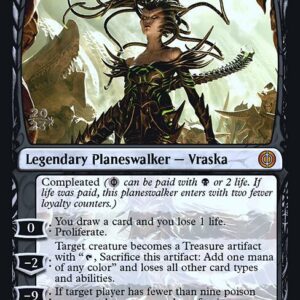Phyrexia: All Will Be One Promos - 115s - Vraska, Betrayal's Sting - Mythic - B - Foil - Datestamped Promo (Front)