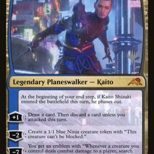 Kamigawa: Neon Dynasty Promos - 226p - Kaito Shizuki - Mythic - UB - Non-foil - Promo (Front)