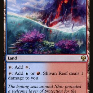 Dominaria United Promos - 255p - Shivan Reef - Rare - C - Non-foil - Promo (Front)