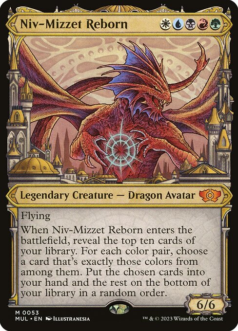 Multiverse Legends - 53 - Niv-Mizzet Reborn - Mythic - Multi - Non-foil (Front)