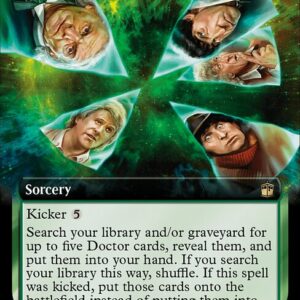 Doctor Who - 394 - The Five Doctors - Rare - G - Foil (Front)