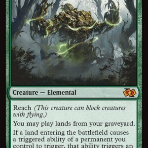Foundations Jumpstart - 627 - Ancient Greenwarden - Mythic - G - Non-foil (Front)