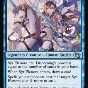 Foundations Jumpstart - 64 - Syr Elenora, the Discerning - Uncommon - U - Non-foil (Front)