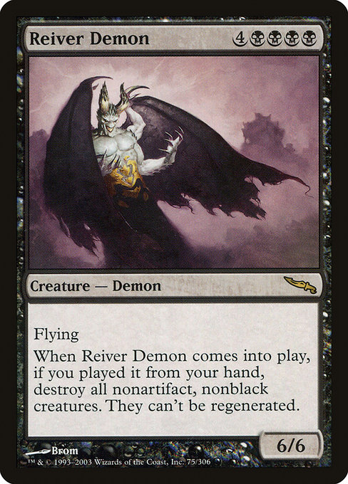 Mirrodin - 75 - Reiver Demon - Rare - B - Non-foil (Front)
