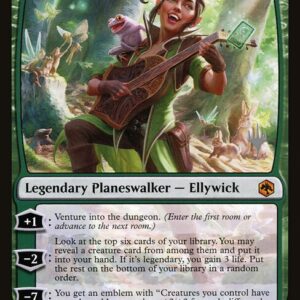 Adventures in the Forgotten Realms Promos - 181p - Ellywick Tumblestrum - Mythic - G - Foil - Promo (Front)