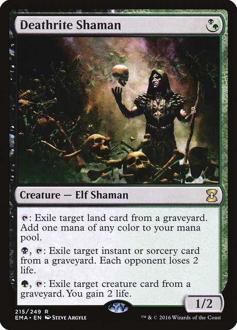 Eternal Masters - 215 - Deathrite Shaman - Rare - BG - Non-foil (Front)
