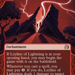 Wilds of Eldraine: Enchanting Tales - 45 - Leyline of Lightning - Rare - R - Non-foil (Front)
