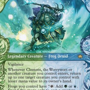 Bloomburrow - 329 - Clement, the Worrywort - Rare - UG - Non-foil (Front)