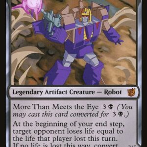 Transformers - 4 - Blitzwing, Cruel Tormentor // Blitzwing, Adaptive Assailant - Mythic - C - Foil (Front)