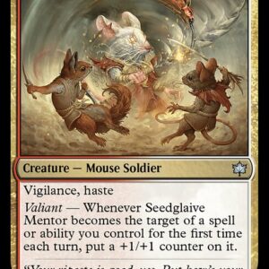 Bloomburrow - 231 - Seedglaive Mentor - Uncommon - WR - Foil (Front)