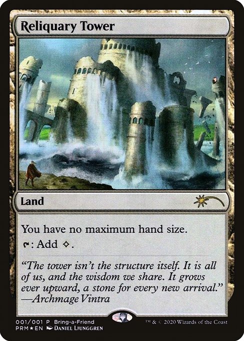 Love Your LGS 2020 - 1 - Reliquary Tower - Rare - C - Foil - Promo (Front)
