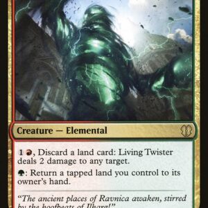 Zendikar Rising Commander - 93 - Living Twister - Rare - RG - Non-foil (Front)