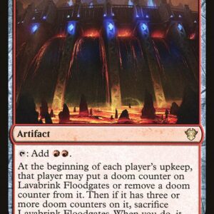 Commander 2020 - 53 - Lavabrink Floodgates - Rare - R - Non-foil (Front)