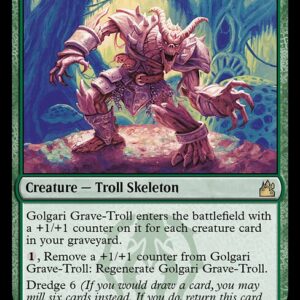 Ravnica Remastered - 144 - Golgari Grave-Troll - Rare - G - Foil (Front)