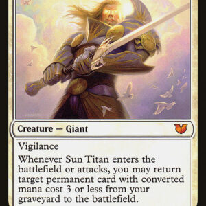 Commander 2015 - 82 - Sun Titan - Mythic - W - Non-foil (Front)