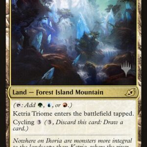 Ikoria: Lair of Behemoths Promos - 250p - Ketria Triome - Rare - C - Non-foil - Promo (Front)