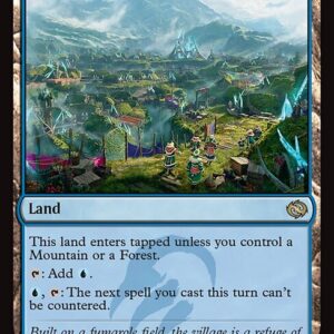 Tarkir: Dragonstorm - 261 - Mistrise Village - Rare - C - Non-foil (Front)