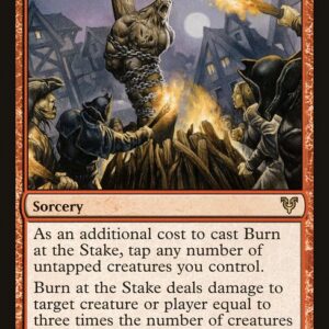 Avacyn Restored - 130 - Burn at the Stake - Rare - R - Non-foil (Front)