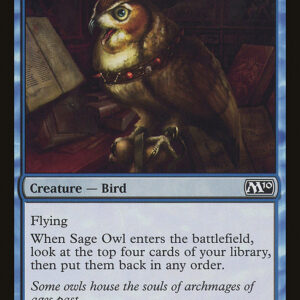 Magic 2010 - 69 - Sage Owl - Common - U - Non-foil (Front)