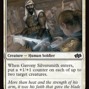 Foundations Jumpstart - 201 - Gavony Silversmith - Common - W - Non-foil (Front)