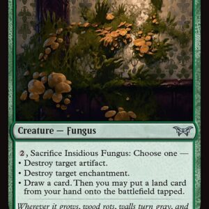 Duskmourn: House of Horror - 186 - Insidious Fungus - Uncommon - G - Non-foil (Front)